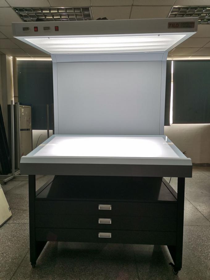 caja de luz del color de la tabla de la prueba de color del tilo cc120 para la industria de impresión del paquete con 3 fuentes de luz D65 opcional, D50, U30