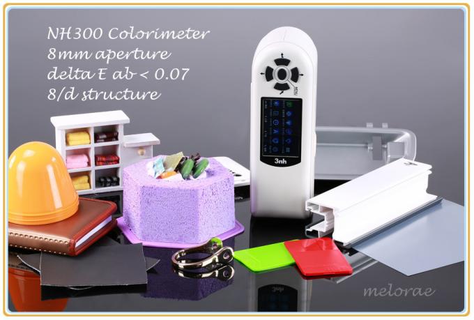 El color plástico compara el colorímetro NH300