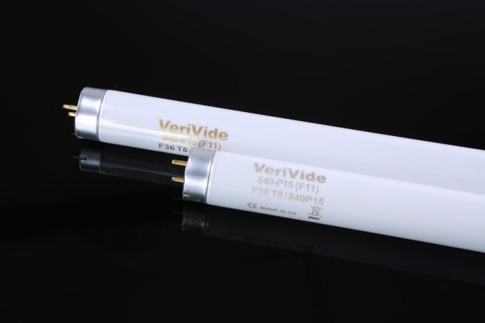 Lámpara de la luz del tubo fluorescente de Verivide 840-P15 (F11) F36 T8 /840-P15 TL84 HECHA EN UE el 120cm con el material de cristal