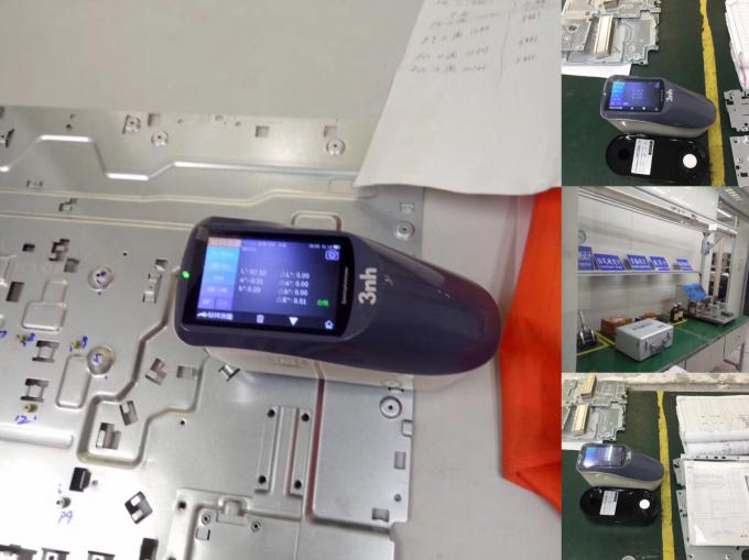 espectrofotómetro portátil de 3nh YS3060 para comprobar la diferencia del color para saber si hay caja de la máquina del ordenador y placa del aluminio