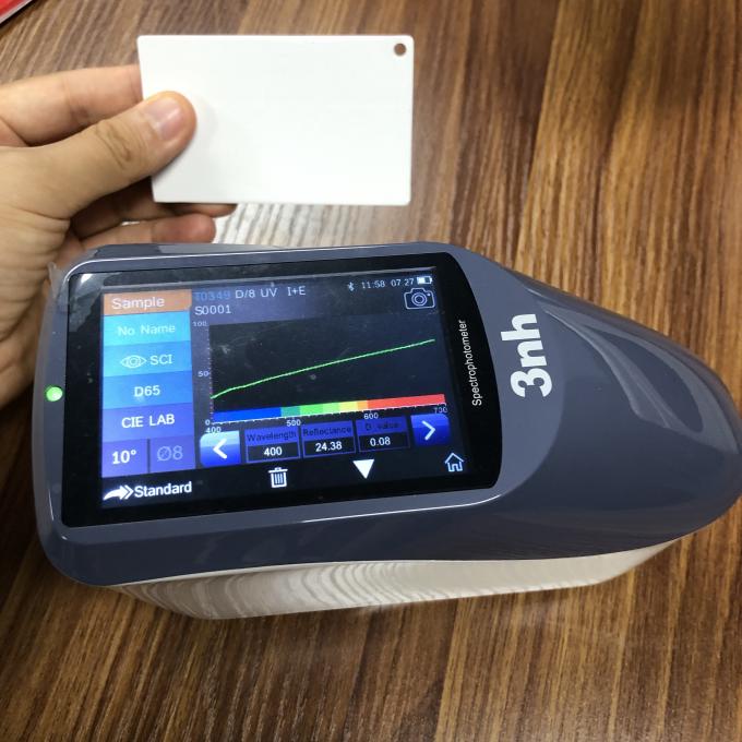 espectrofotómetro portátil de la medida de color de 3nh YS3060 con el software de la PC para los paneles compuestos de aluminio